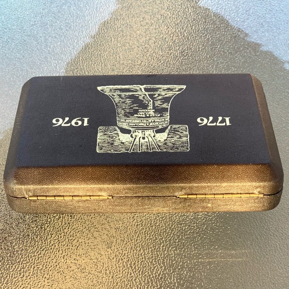 1976 Bicentennial Pocket Watch and U.S. Postage Stamps - Picture 9 of 14